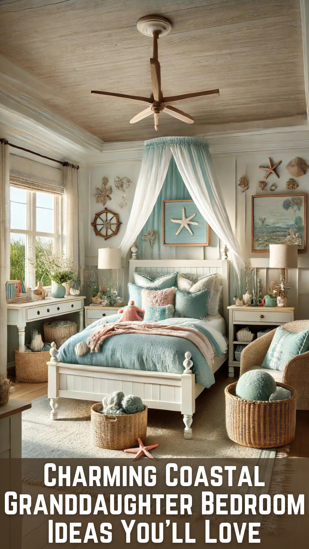 Charming Coastal Granddaughter Bedroom Ideas You'll Love | Sisemut Blog
