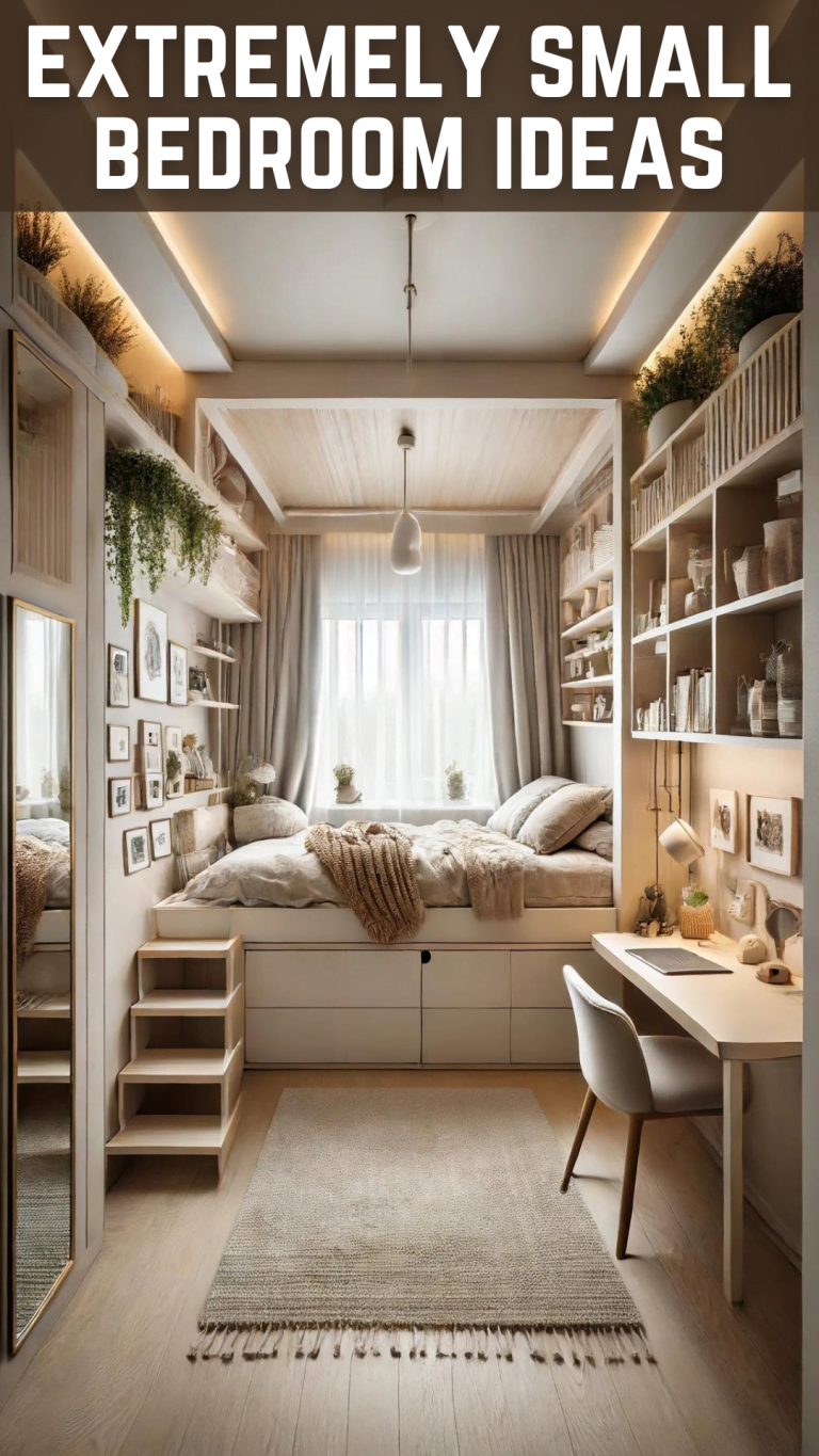 Maximizing Space in an Extremely Small Bedroom Ingenious Ideas to